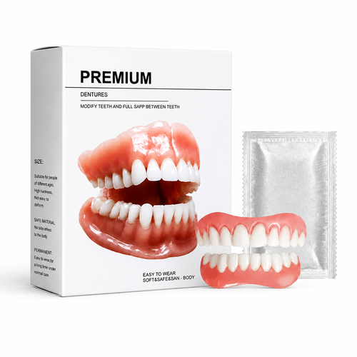 Customizable Comfort Denture Set for Natural Smiles