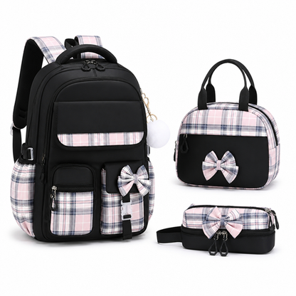 Spacious 3-Piece Tech Backpack Collection for Laptops & Tablets