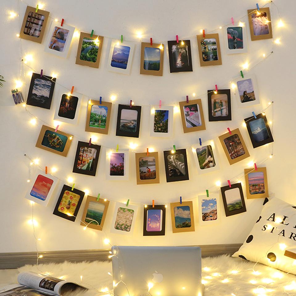 LED String Lights with Clips – Decorative Fairy Lights