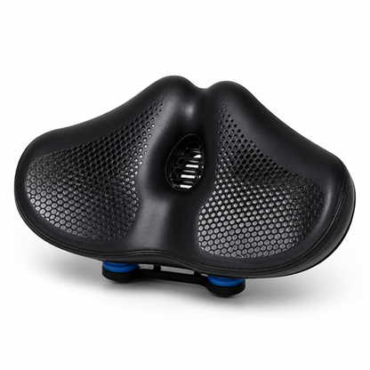Ultimate Comfort Wide Bike Seat with Dual-Spring Support