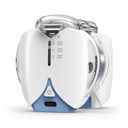 Whisper-Quiet Portable Nebulizer with Dual Masks