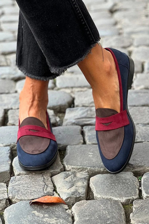 Round Toe Moccasins with Low Heel for Women | Perfect for Office and Everyday Wear