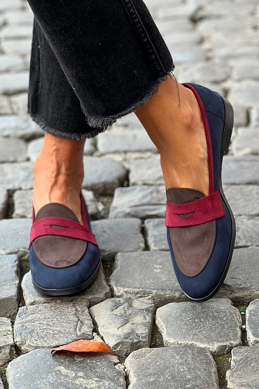 Round Toe Moccasins with Low Heel for Women | Perfect for Office and Everyday Wear