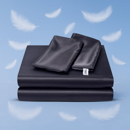 Cooling Bed Sheet Set with Silver Ion Infusion for Enhanced Comfort