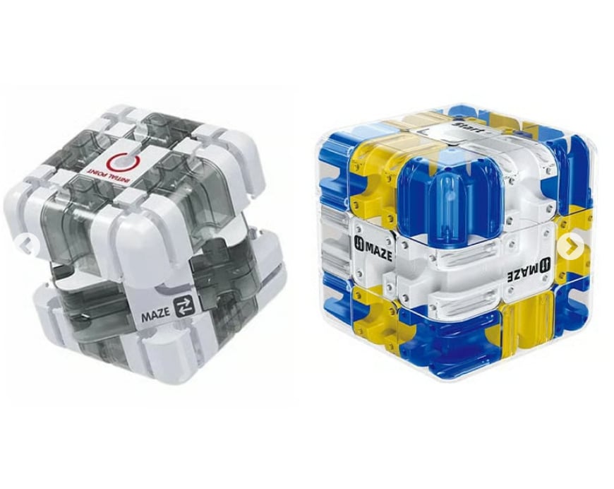 Interactive 3D Maze Challenge Cube for Kids