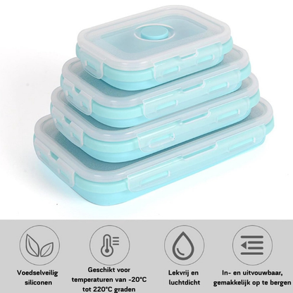 Save 70% Space with Leak-Proof Food Storage Containers - Buy 2 Get 2 Free