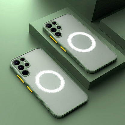 Magnetic Phone Case for Samsung - Shockproof Protection in Various Colors
