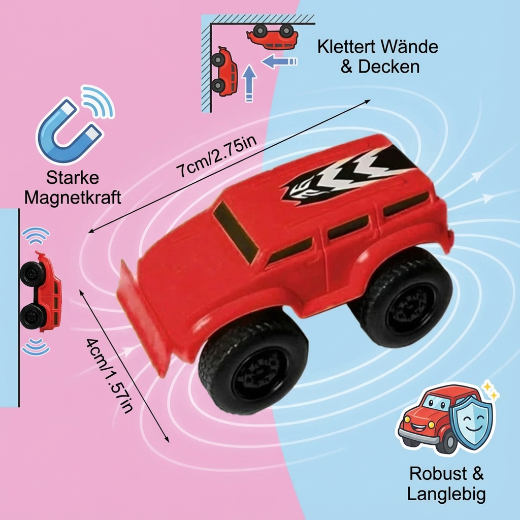 Magnetic Wall Climbing Cars