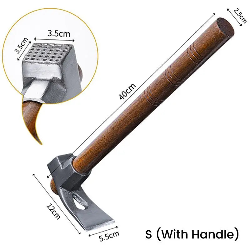 Compact Garden Tool for Weeding & Aerating Soil - Handheld Cultivator