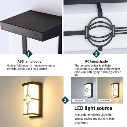 Outdoor Wall Light with Motion Sensor | Waterproof LED | 16W/30W IP65