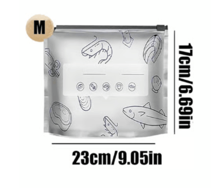 EcoSeal – Reusable Food Storage Bags for Freshness