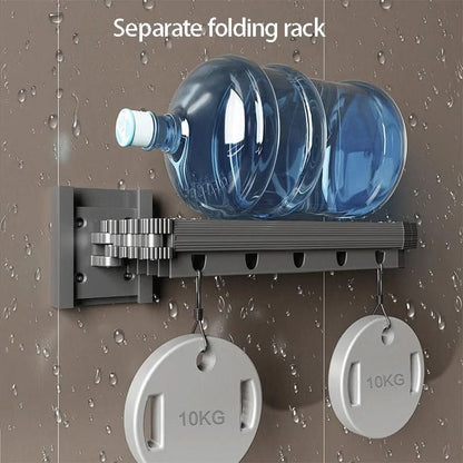 Space-Saving Shower Curtain Rod Divider System