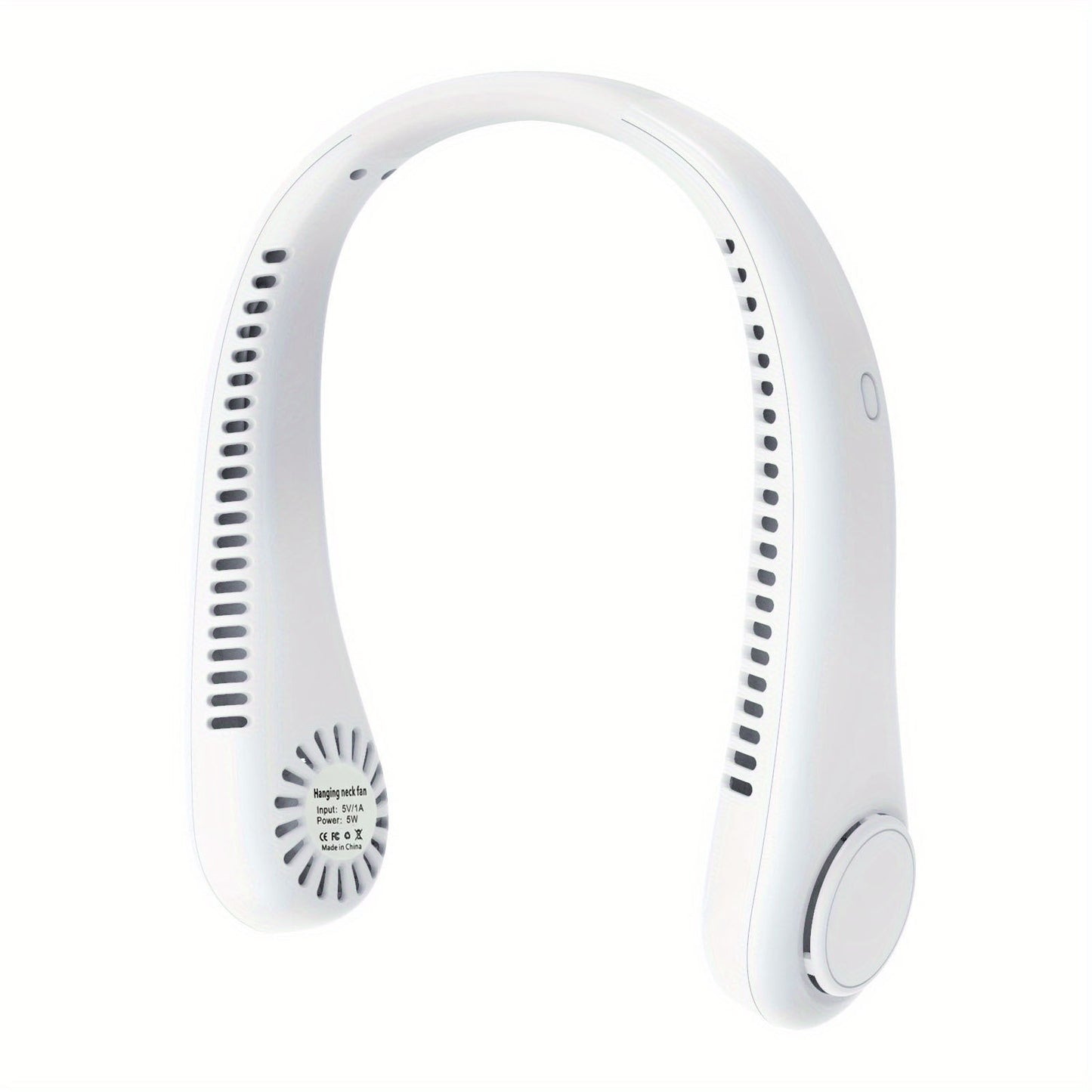 Rechargeable Mini Bladeless Neck Fan - Wireless Portable Personal Cooler