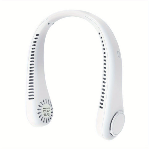 Rechargeable Mini Bladeless Neck Fan - Wireless Portable Personal Cooler
