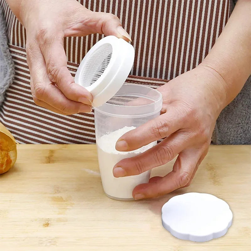 Powder Sugar Shaker with Lid | Perfect for Cocoa & Flour