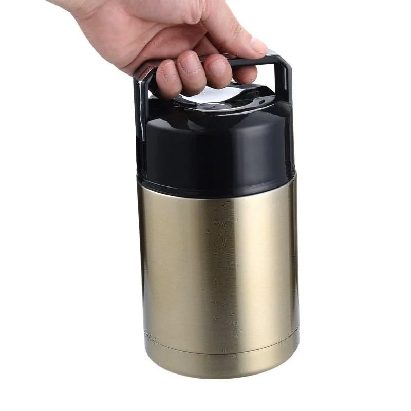 Insulated Stainless Steel Lunch Container | 800 ml / 1000 ml | Keep Warm & Cook Without Power