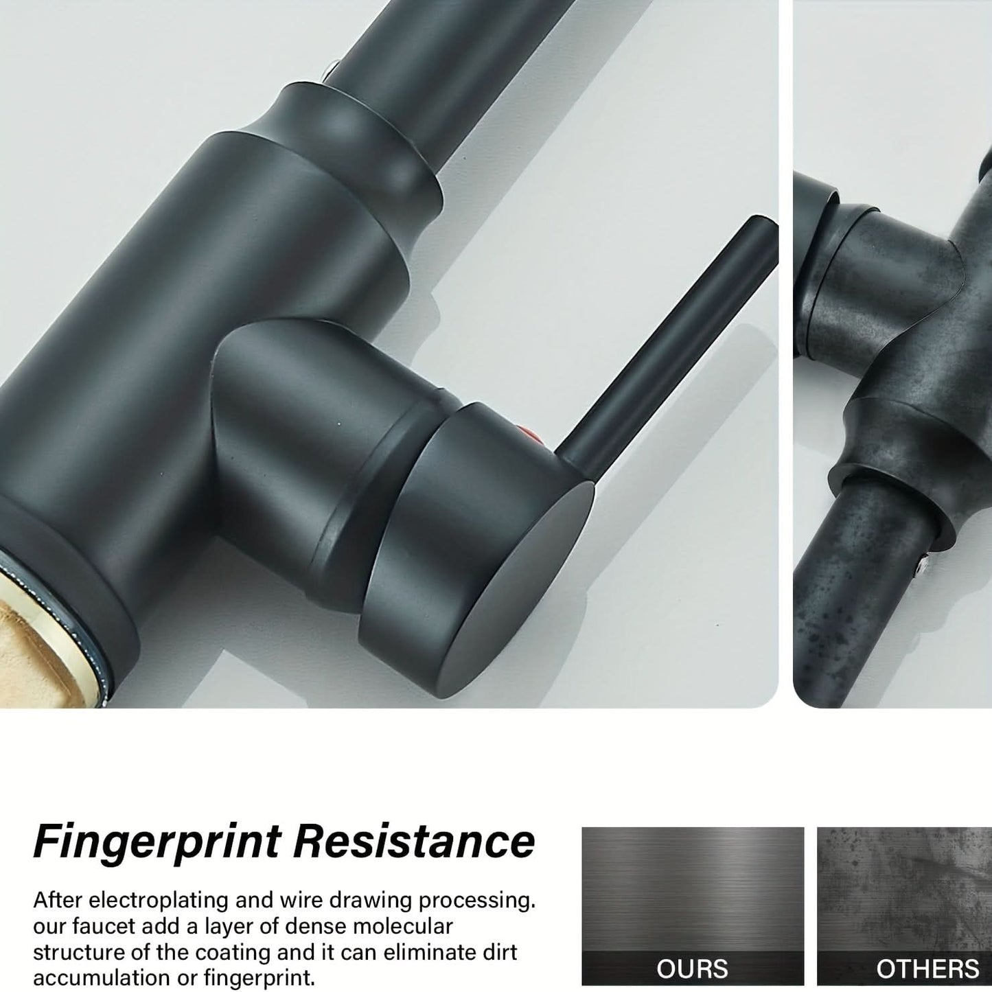 Contemporary Pull-Down Kitchen Faucet for Modern Sink Areas