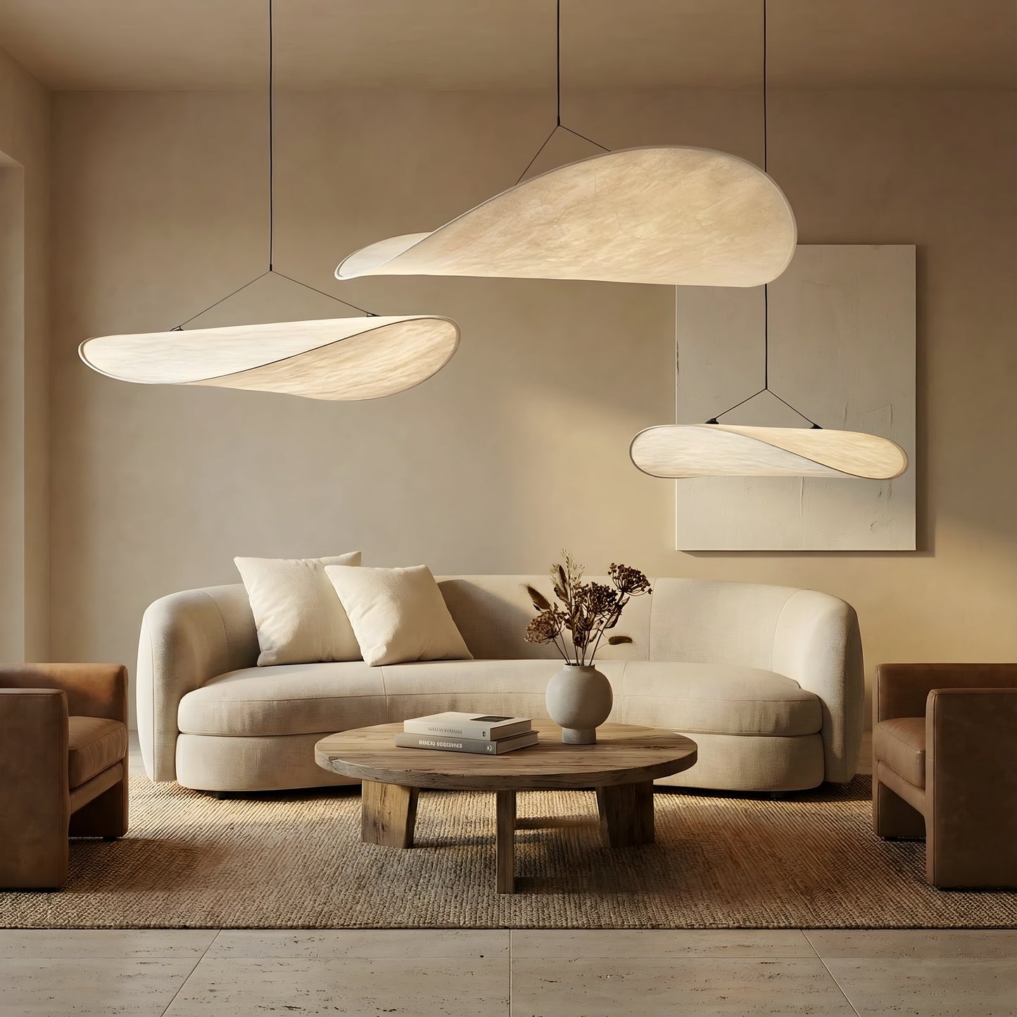 Minimalist Ceiling Lamp – Japandi Style Pendant Light in Nordic Design