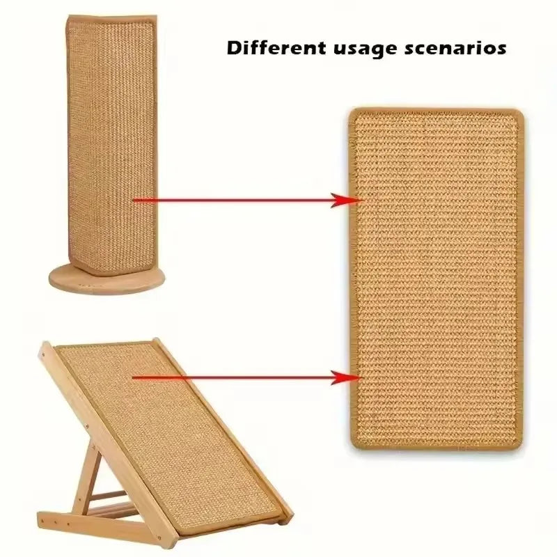 Cat Scratching Mat | Natural Sisal Scratcher for Furniture Protection | 20x40–30x60 cm
