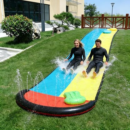 Inflatable Lawn Slide for Surfing Fun – Summer Cooling Activity