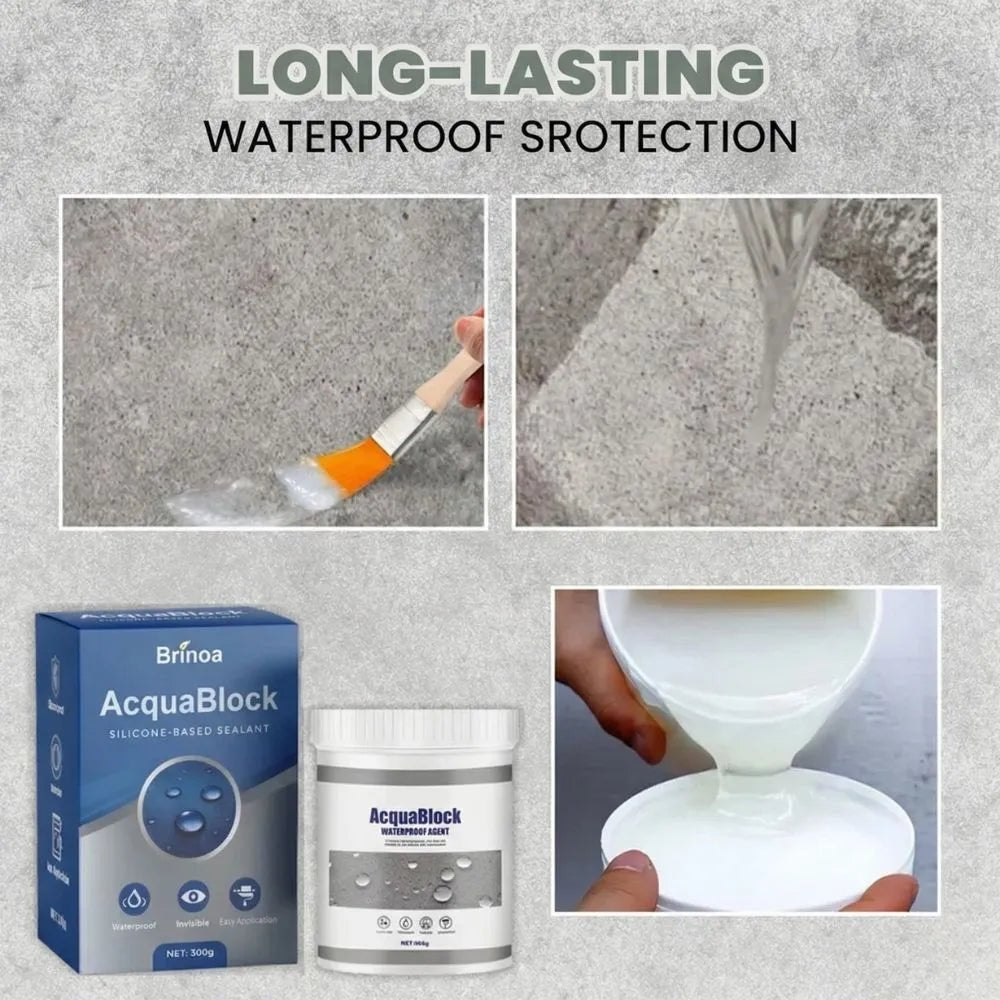 ClearSeal 500g | Waterproof Coating for Joints & Cracks | Flexible, UV & Weather Resistant | Includes Brush & Spatula