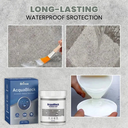 ClearSeal 500g | Waterproof Coating for Joints & Cracks | Flexible, UV & Weather Resistant | Includes Brush & Spatula