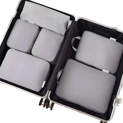 Effortless Travel Organizer Set – 6 Space-Saving Bags