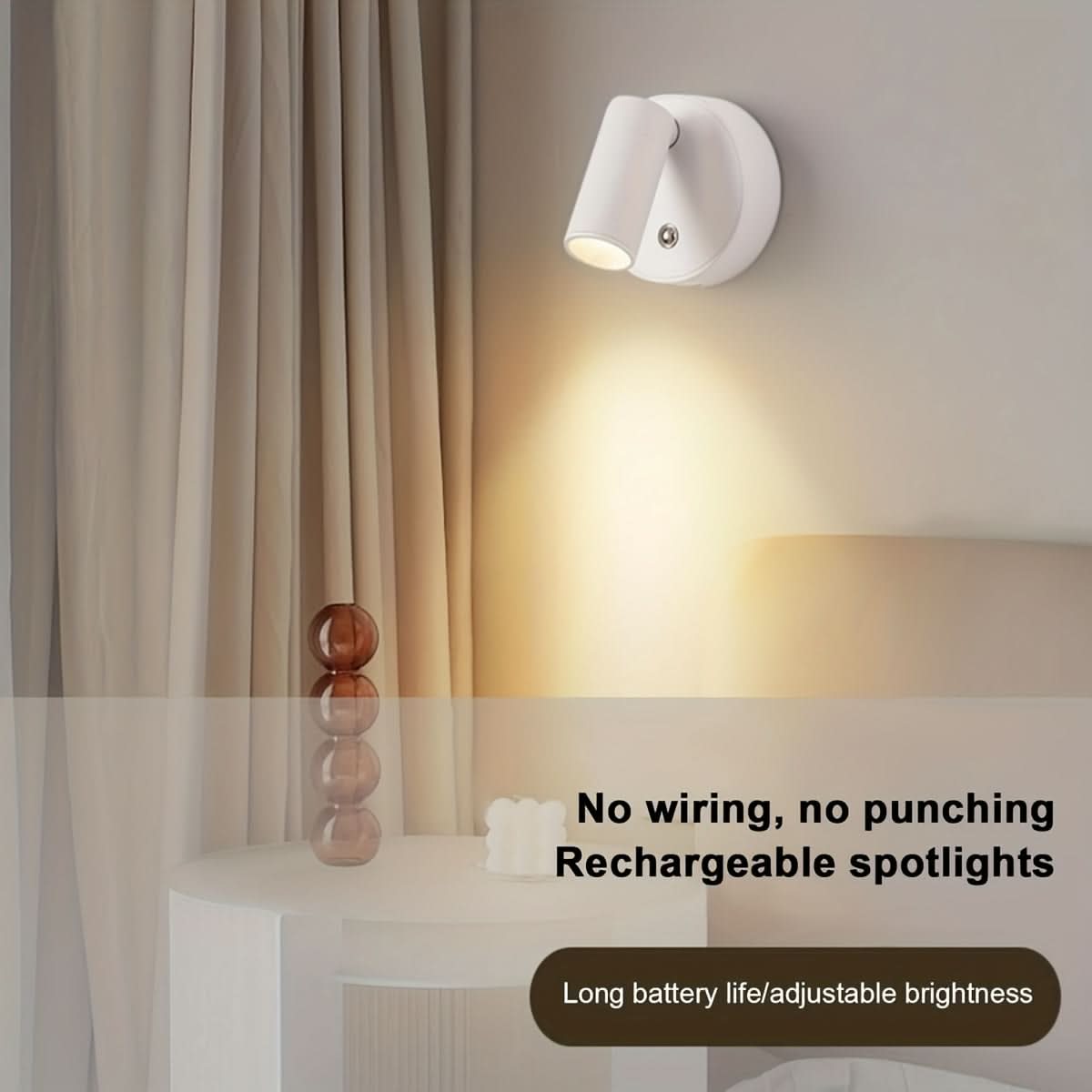 Rechargeable LED Spotlight for Enhanced Illumination