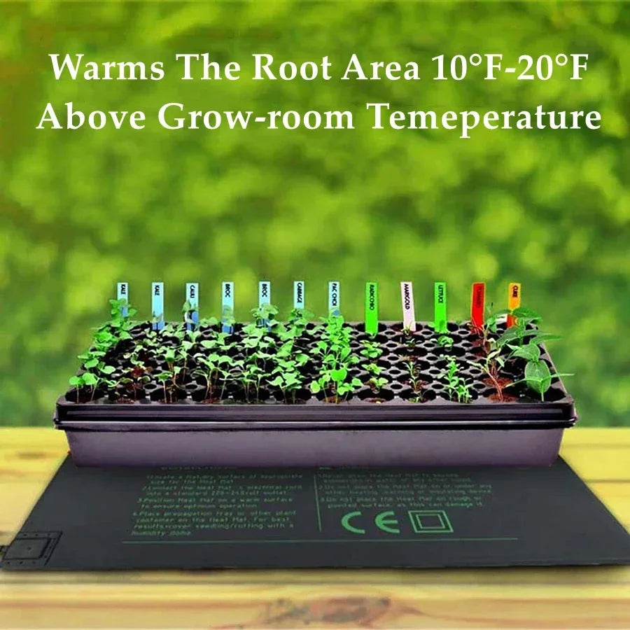 Hydroponic Heating Mat for Seedlings | 220V EU Plug | 4 Size Options | Waterproof & Energy Efficient