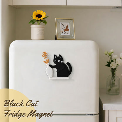 Free Bonus: Cat Magnet for Secure and Visible Note Holding – Black