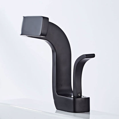 Contemporary Waterfall Faucet for Bathroom Sink