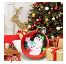60cm Inflatable Outdoor Christmas Ball – Weatherproof PVC Decoration