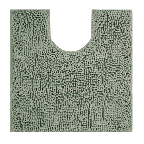 U-Shaped Toilet Mat – Chenille Bath Rug with High Absorbency, Non-Slip, Machine Washable, Soft and Cozy
