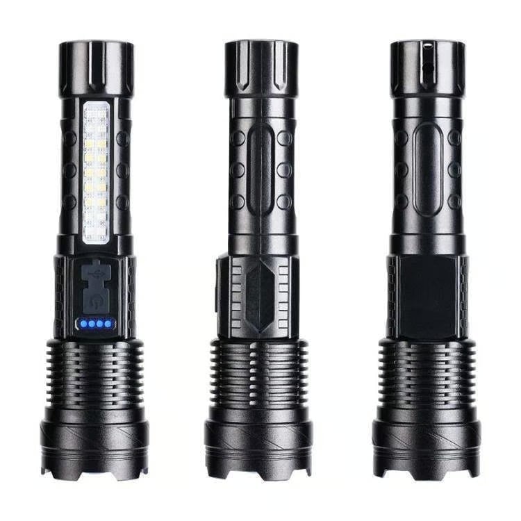 High-Performance LED Flashlight with COB Work Light