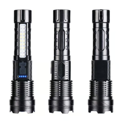 High-Performance LED Flashlight with COB Work Light