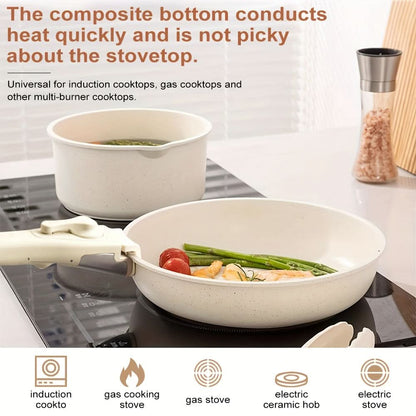 Ceramic Cookware Set for Tidy Contemporary Kitchens