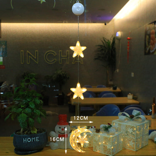 Christmas Window Lights with Suction Cup Attachment