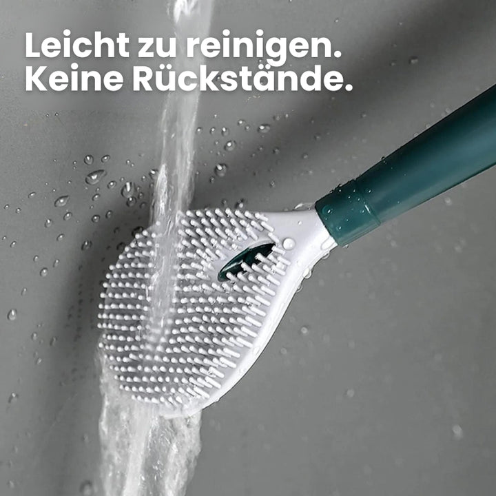 Smart Toilet Brush with Liquid Dispenser & Flexible Head