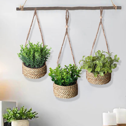 Artificial Eucalyptus and Rosemary Plant | 40 cm | Potted | Realistic Indoor PE Plastic Decoration | Low Maintenance