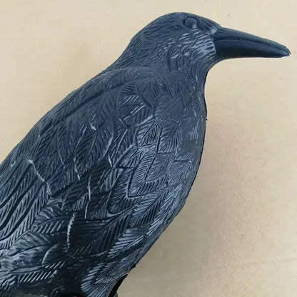35 cm Plastic Crow Decoy | Garden and Balcony Decoration