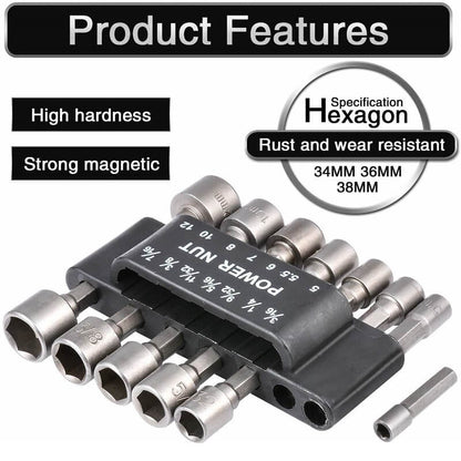 Ultimate 14-Piece Socket Driver Set for DIY Projects
