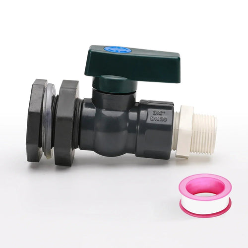 Rain Barrel Faucet Set | 3/4 Inch PVC Spigot | Barrel Connector Adapter | Seal Kit for Rain Barrels