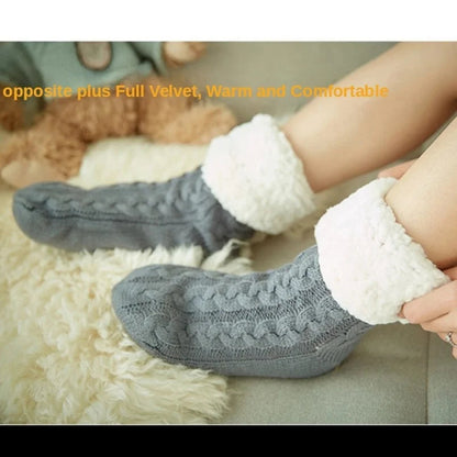 Women's Cozy Socks – Soft & Fluffy, Non-Slip Fleece Design, Winter & Home Use