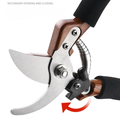 Professional Garden Scissors 20.5 cm | Non-Slip, Sharp | Perfect for Plants, Flowers & Fruit Trees