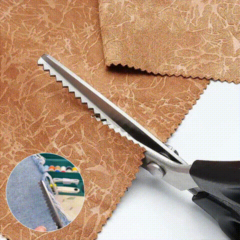 Precision Fabric Scissors with Serrated Blades - 23.5 cm