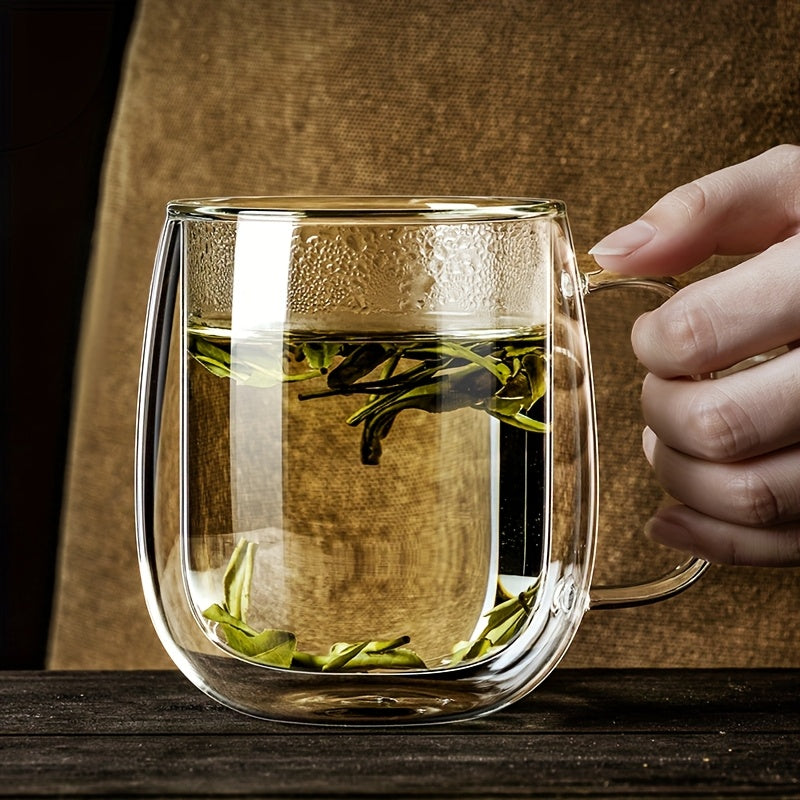 Double-walled Borosilicate Glass Mug – Heat Resistant and Stylish