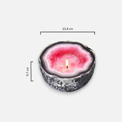 Instant Calm and Peaceful Ambiance in Minutes with Crystal Candle