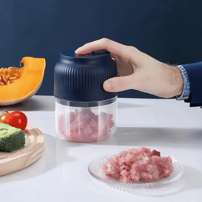 Compact Manual Food Chopper for Effortless Meal Prep