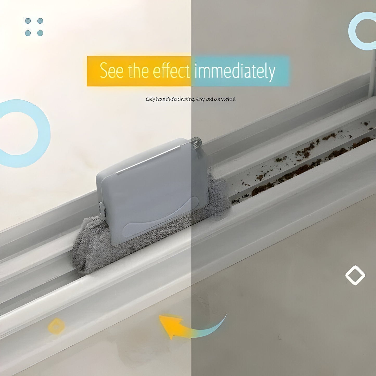 CrystalClear - Ultimate Corner & Window Cleaning Brush
