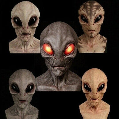 Realistic Halloween Costume Accessory - Alien Mask